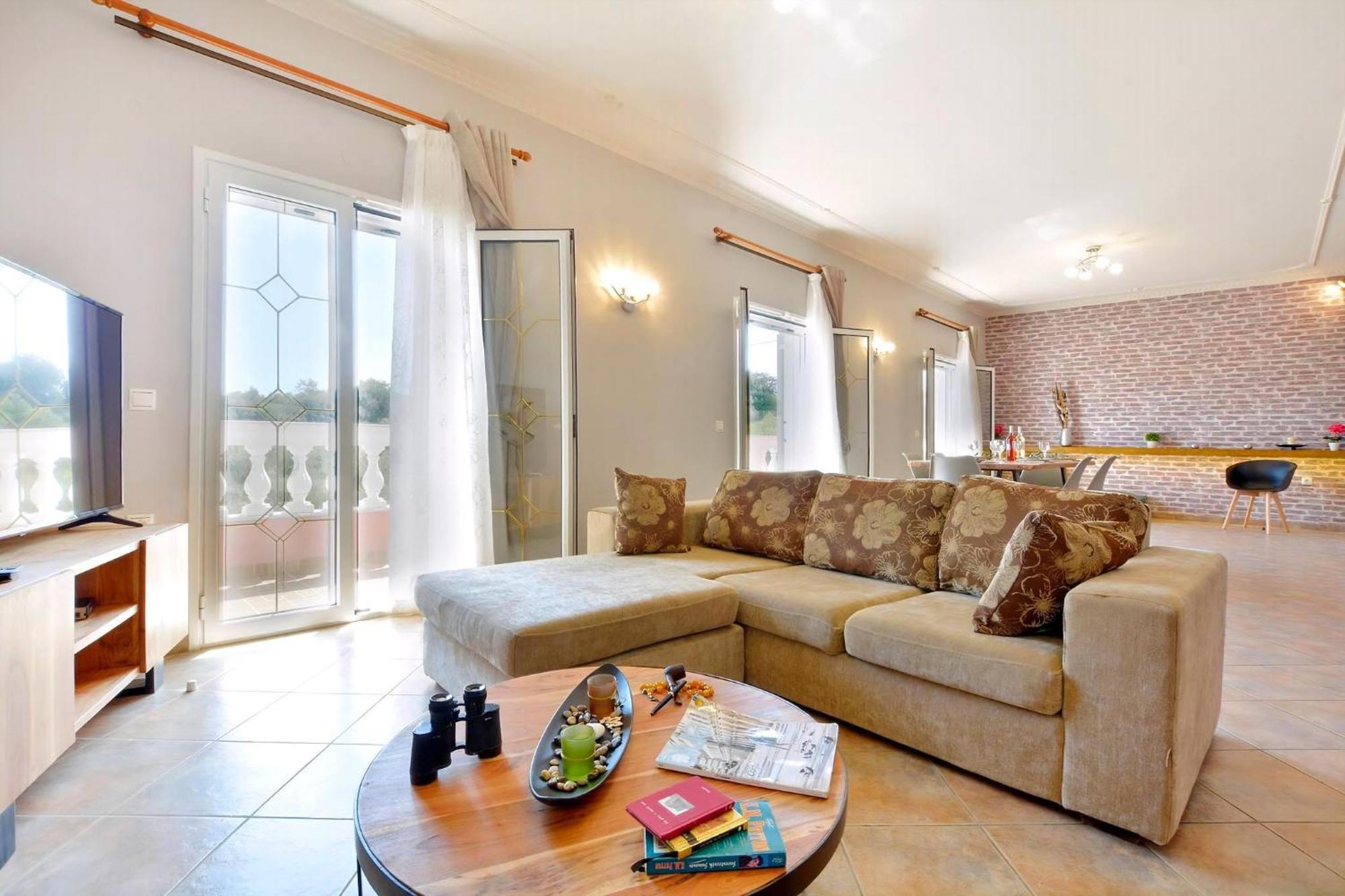 Tranquil Corfu Villa 3 Bedrooms Villa Chrinos Gated Pool อายีโอส เยออร์ยิโอส ปากอน ภายนอก รูปภาพ